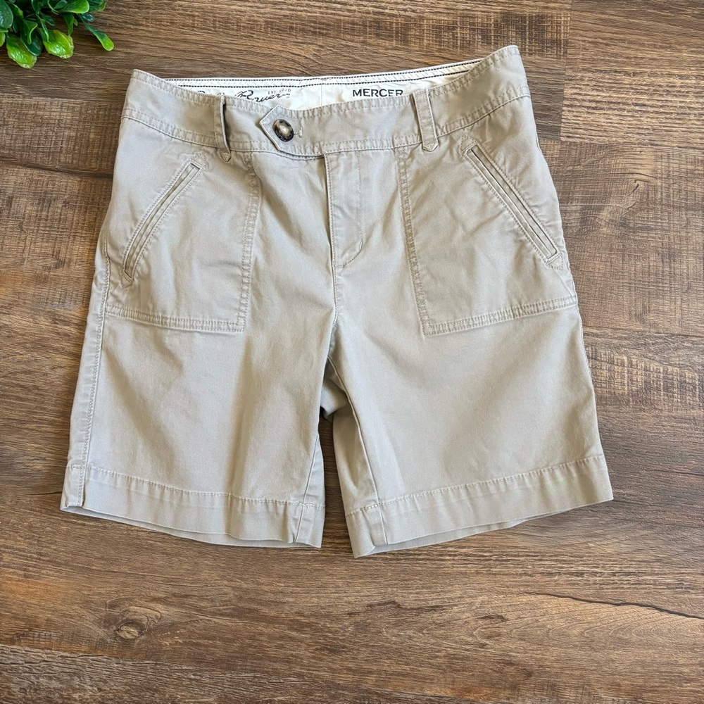SOLD Eddie Bauer Mercer Fit Flat Front Chino Shorts Size 8